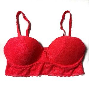 Victoria’s Secret hot coral padded bra